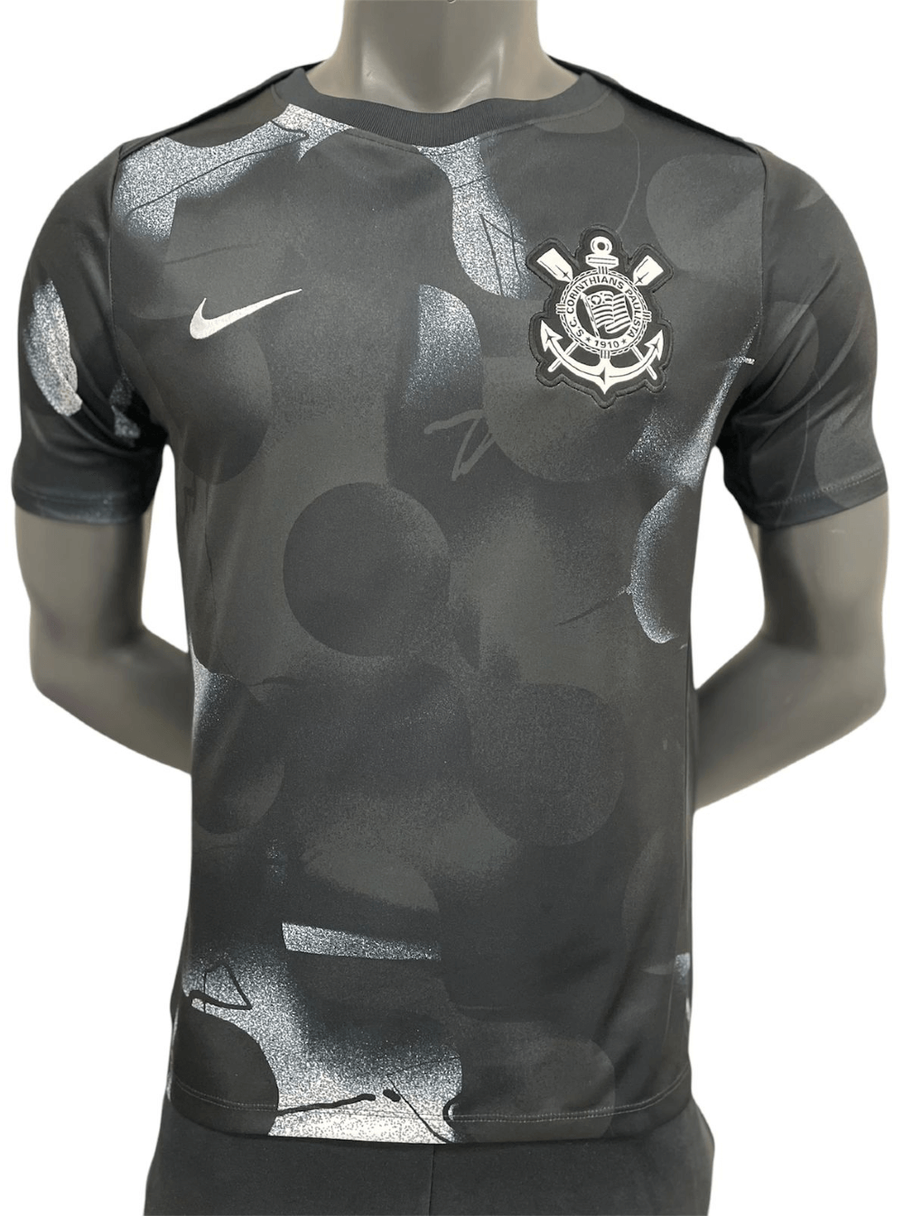 CAMISA TIMAO PRÉ JOGO 2025/26 PRETA MASCULINA