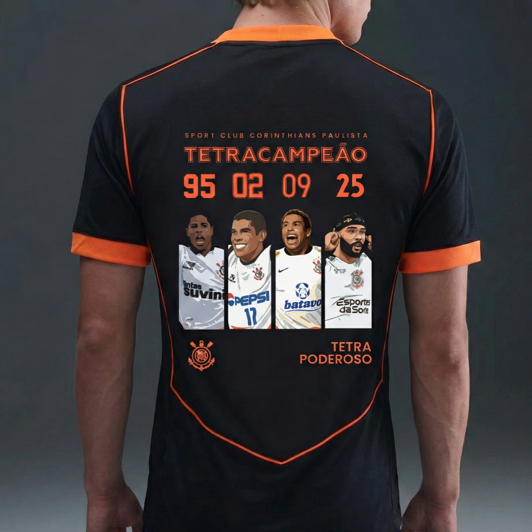 CAMISA COR. THIRD ESPECIAL TETRACAMPEÃO + PATCH