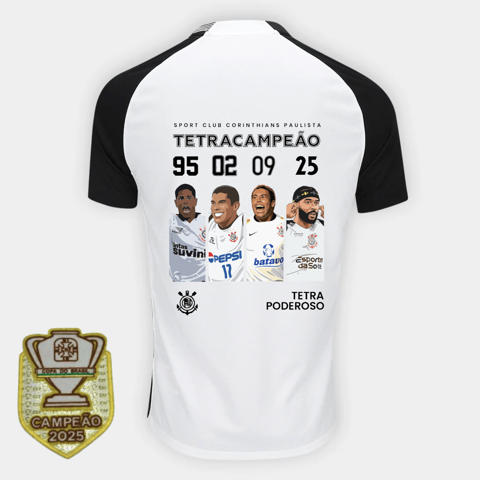 CAMISA COR. TITULAR ESPECIAL TETRACAMPEÃO + PATCH
