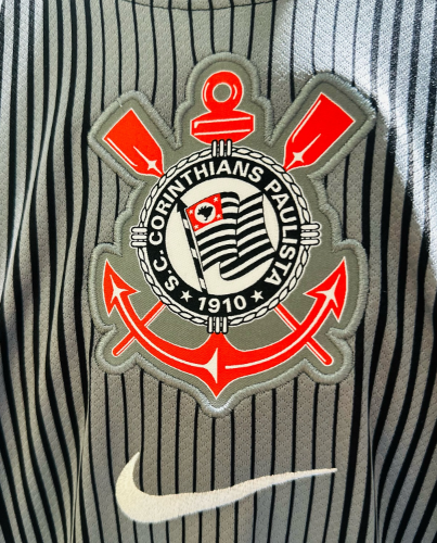 CAMISA TIMAO GOLEIRO 2025/26 PRETA MASCULINA TORCEDOR