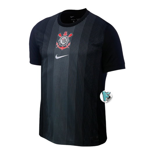 CAMISA TIMAO GOLEIRO 2025/26 PRETA MASCULINA TORCEDOR PRONTA ENTREGA