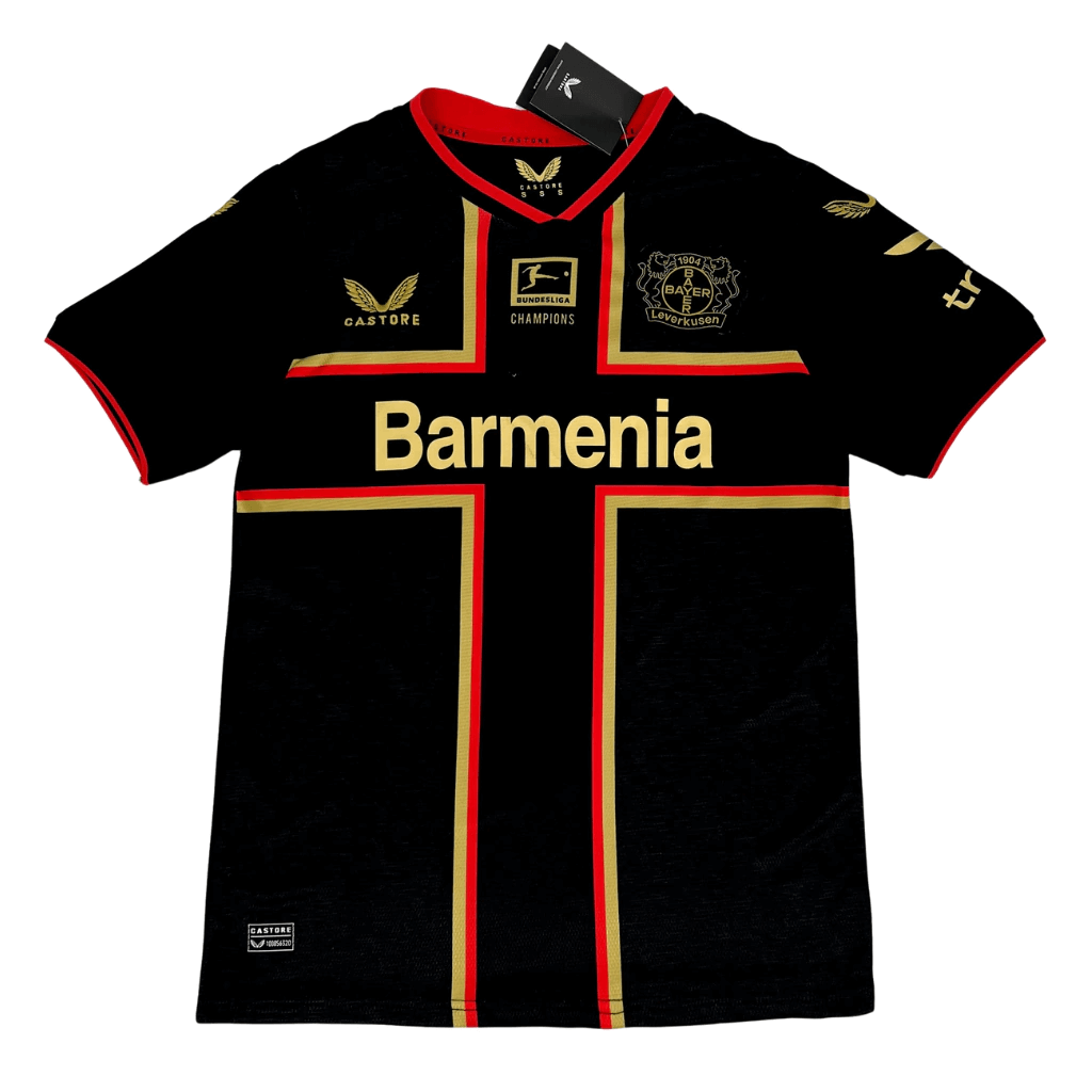 camisa_castore_Bayern_leverkusen_1_i_vermelha_2024-25_lançamento_edição_especial