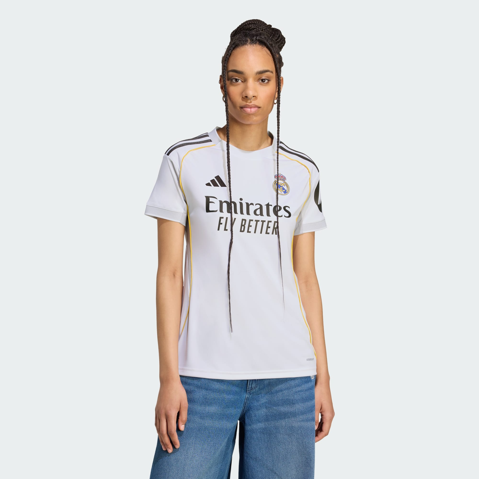 CAMISA FEMININA REAL MADRID TITULAR I 2025/26