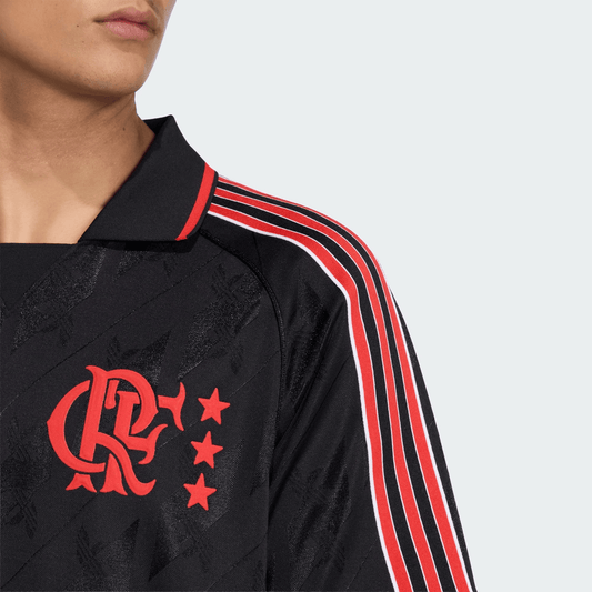 CAMISA MENGÃO LIFESTYLE PRETA PRONTA ENTREGA