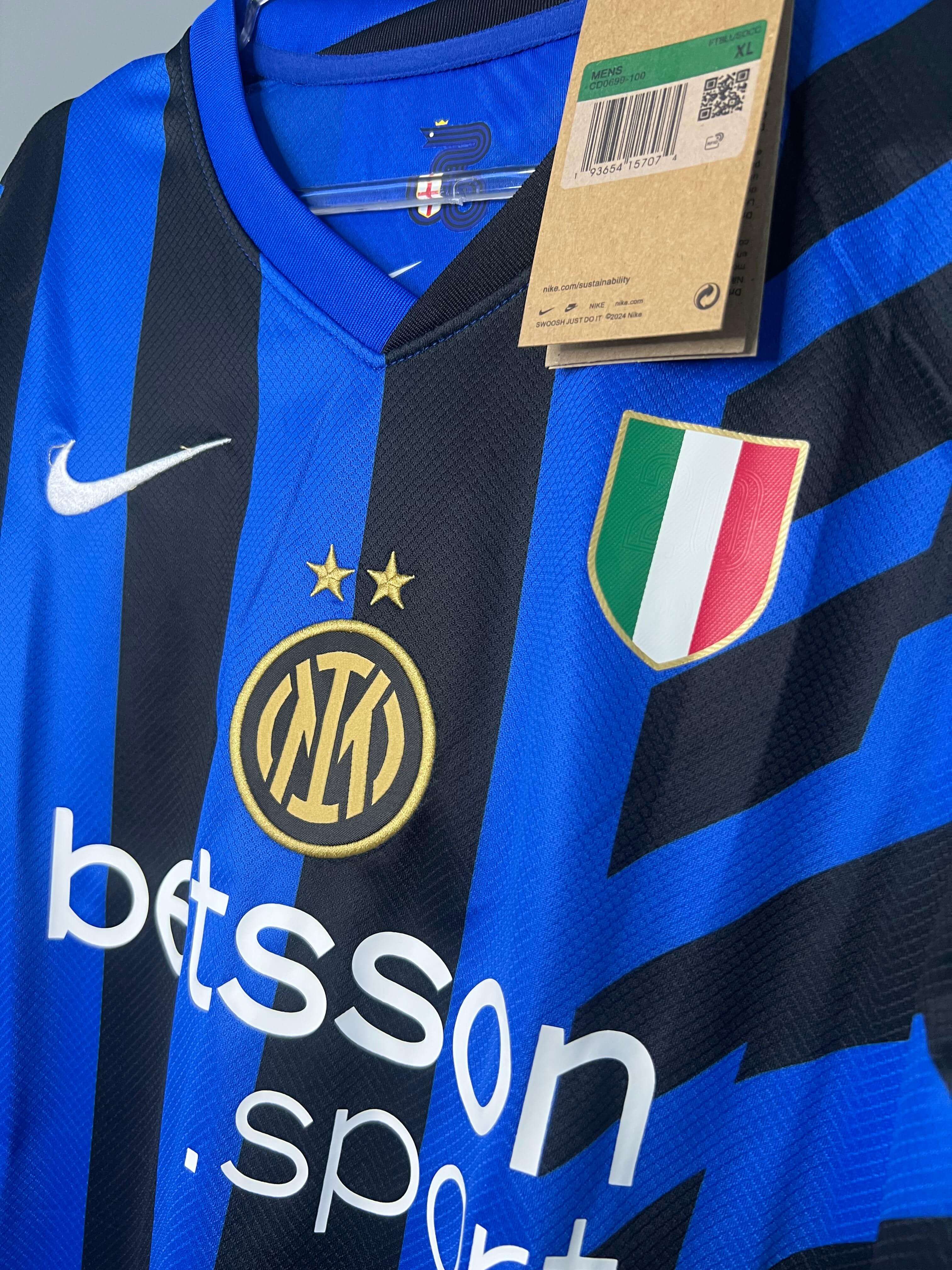 CAMISA INTER DE MILAO TITULAR I 2024/25 PRONTA ENTREGA