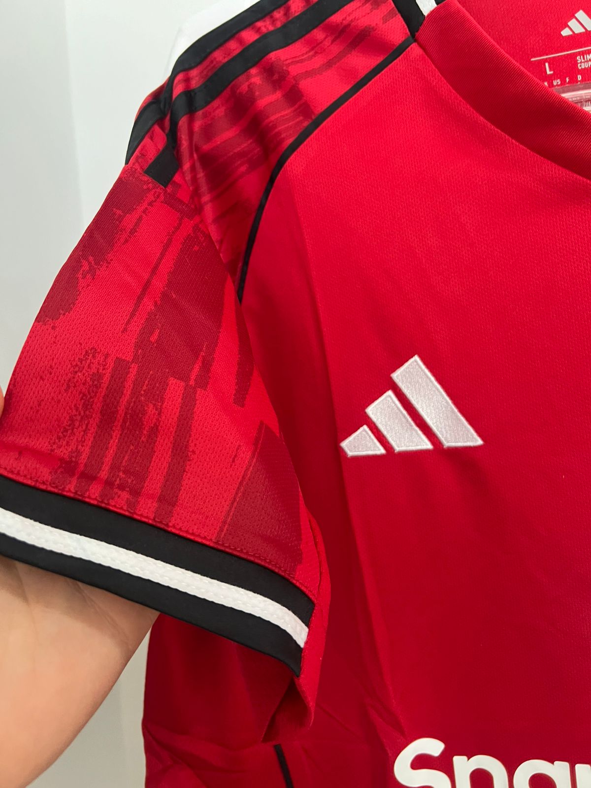 CAMISA MASCULINA MANCHESTER UNITED I TITULAR 2025/26 PRONTA ENTREGA
