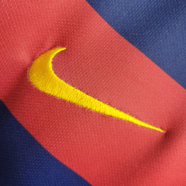 CAMISA RETRÔ BARCELONA 2015/16 GRENÁ MASCULINA