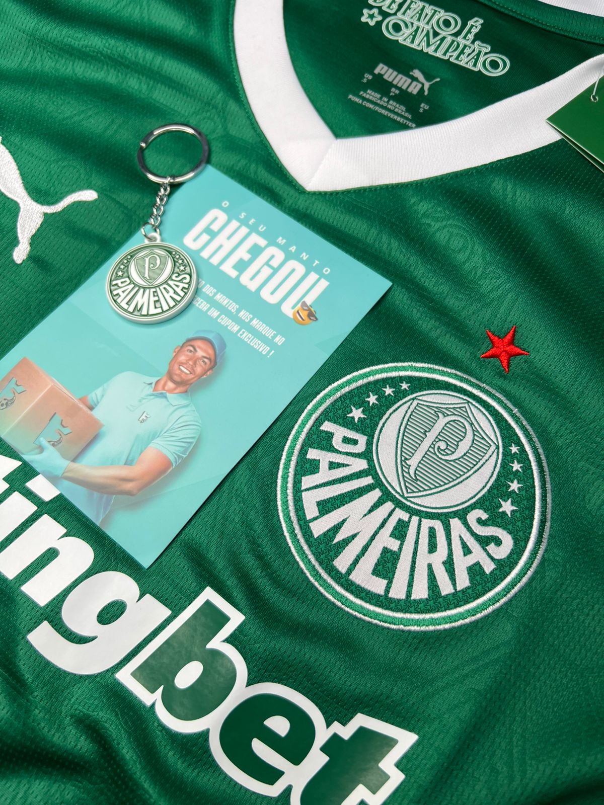 CAMISA VERDÃO TITULAR I 2025/26 PRONTA ENTREGA TORCEDOR MASCULINA VERDE