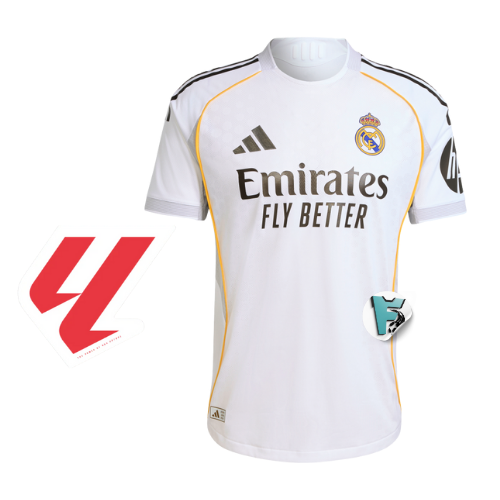 CAMISA REAL MADRID TITULAR I 2025/26 TORCEDOR MASCULINA