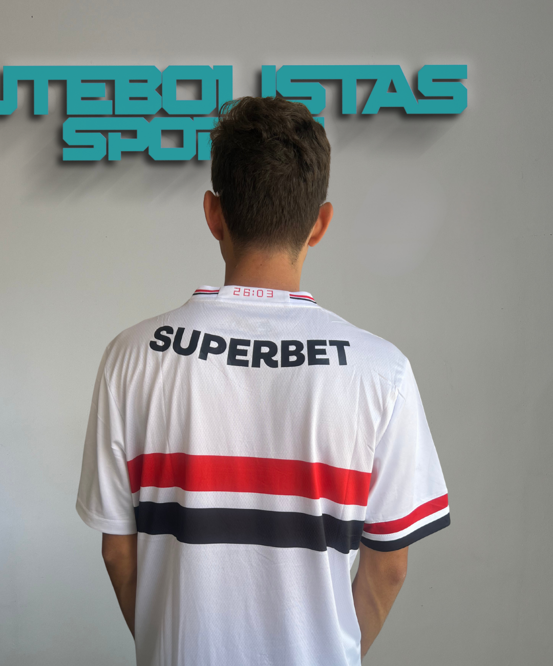 CAMISA SÃO PAULO TITULAR I 2025/26 TORCEDOR BRANCA