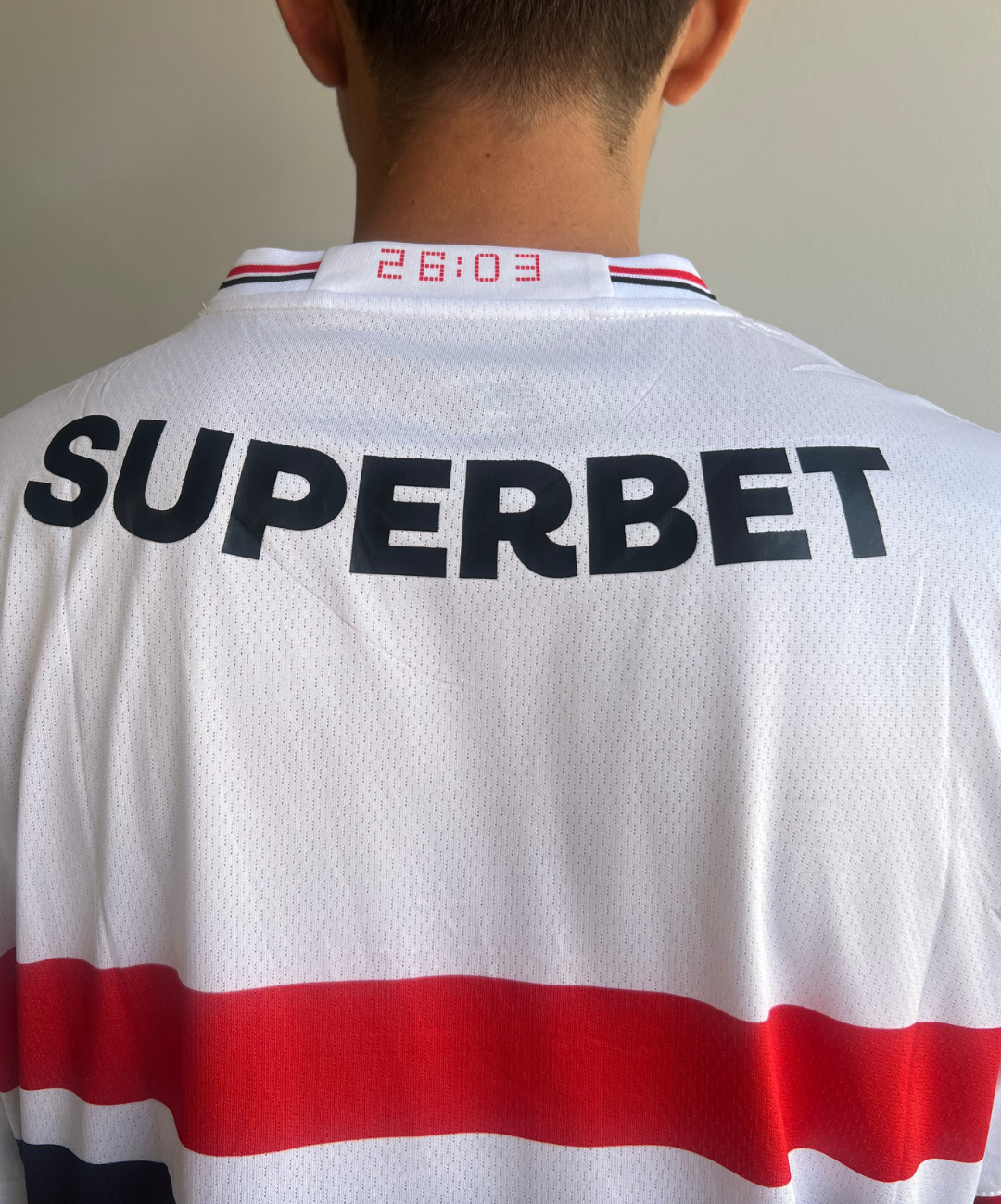 CAMISA SÃO PAULO TITULAR I 2025/26 TORCEDOR BRANCA