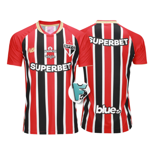 CAMISA SÃO PAULO II RESERVA 2025/26 TORCEDOR TRICOLOR MASCULINA