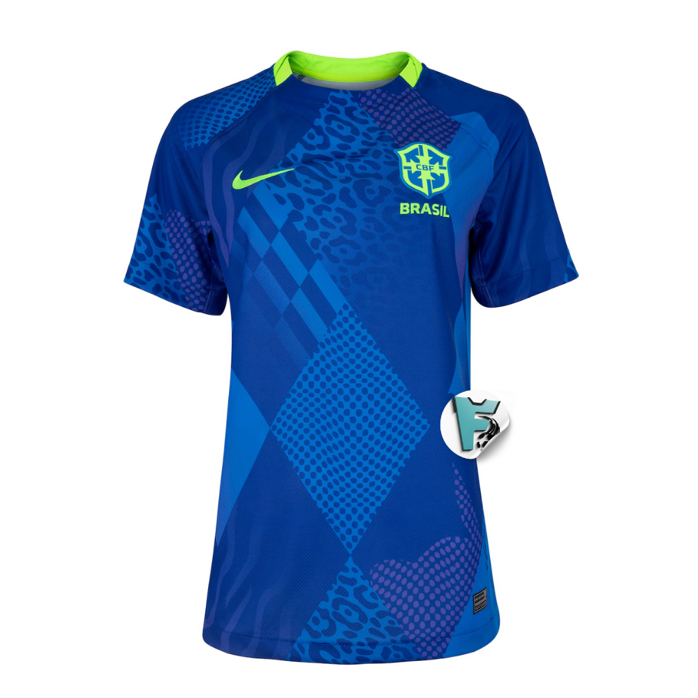 CAMISA BRASIL I RESERVA 2025 TORCEDOR FEMININA