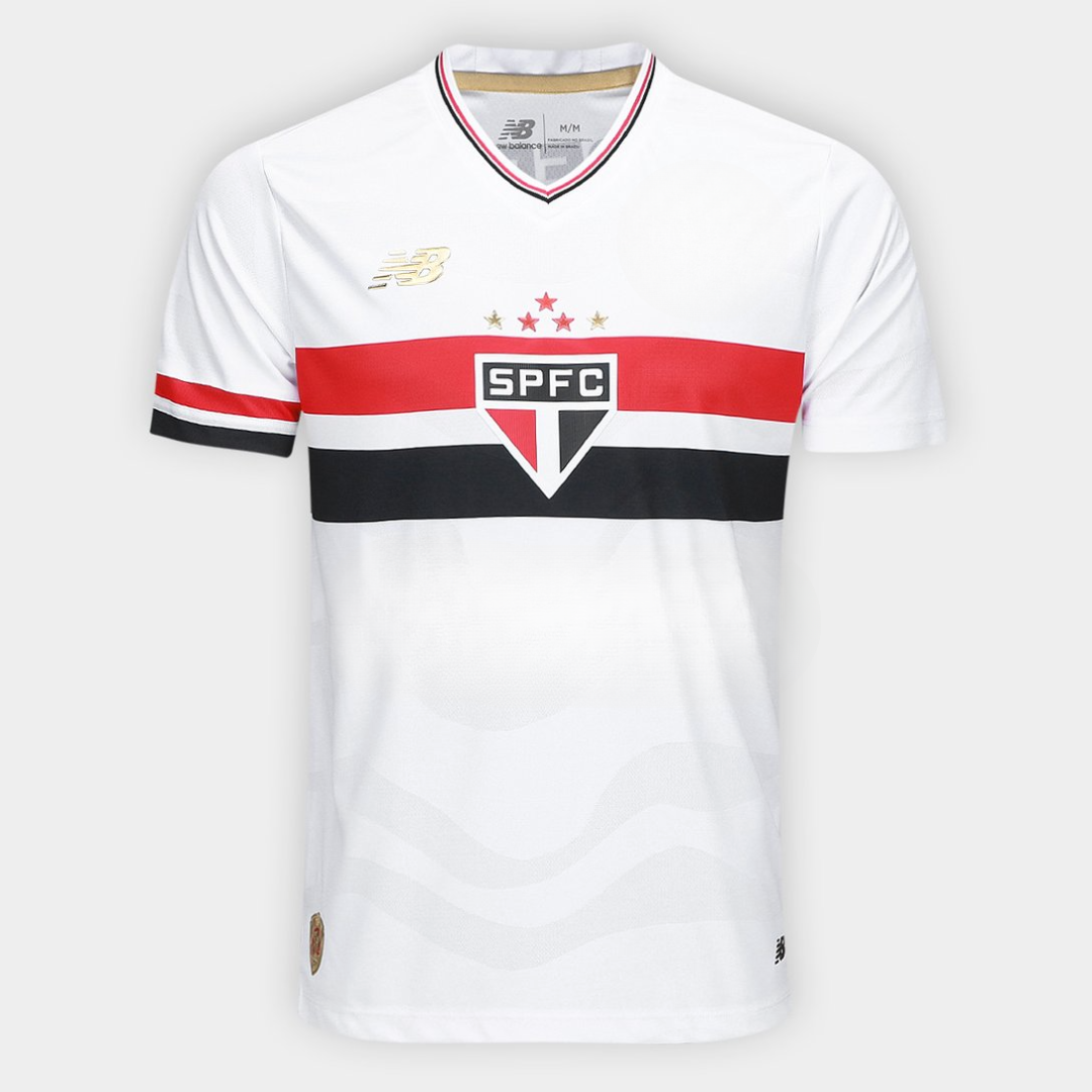CAMISA SÃO PAULO TITULAR I 2025/26 TORCEDOR BRANCA