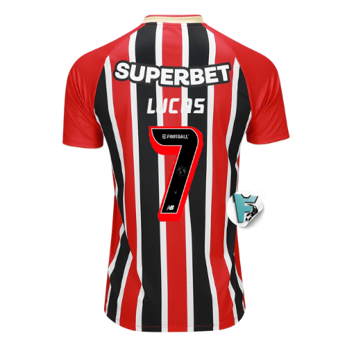 CAMISA FEMININA SÃO PAULO RESERVA I 2025/26 FEMININA TRICOLOR