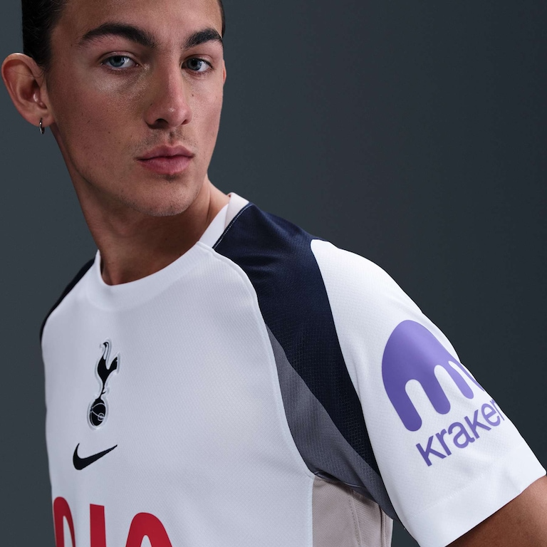 CAMISA TOTTENHAM I HOME 2025/26 TORCEDOR BRANCA