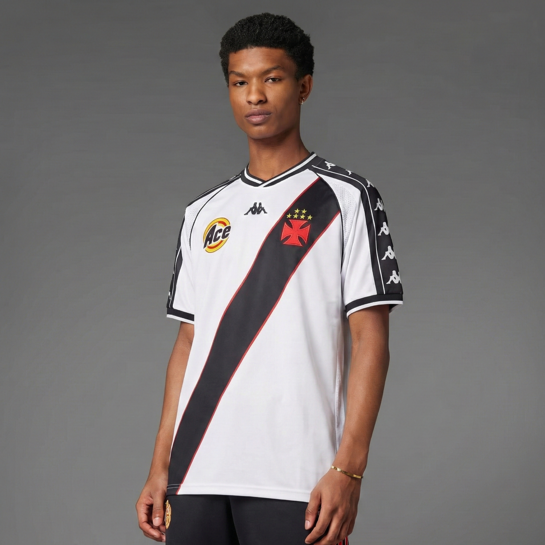CAMISA RETRÔ VASCO DA GAMA WHITE 2000