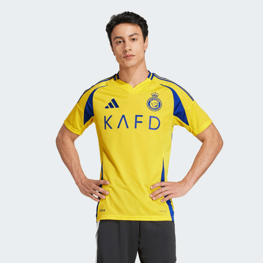 CAMISA AL NASSR I HOME 2024/25 TORCEDOR AMARELA