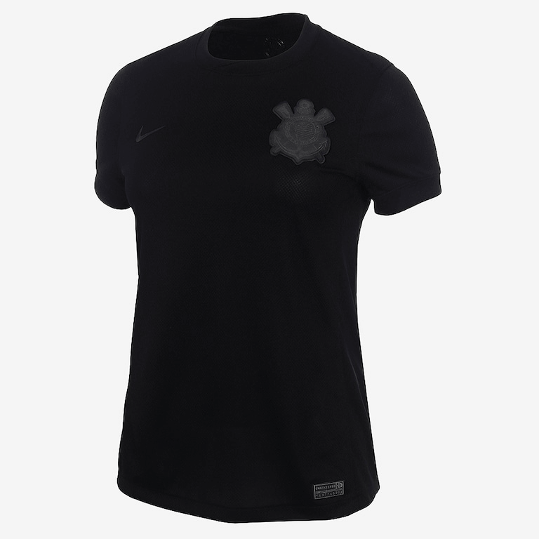 CAMISA FEMININA TIMAO II AWAY 2024/25 PRETO
