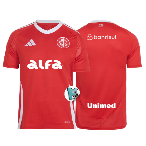 CAMISA FEMININA INTERNACIONAL TITULAR I 2025/26 TORCEDOR VERMELHA