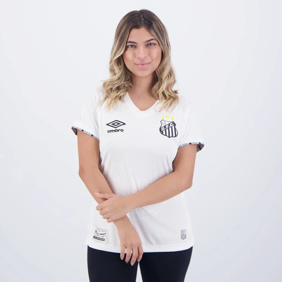 CAMISA FEMININA PEIXE HOME 2025/26 BRANCA NEYMAR 10 PRONTA ENTREGA