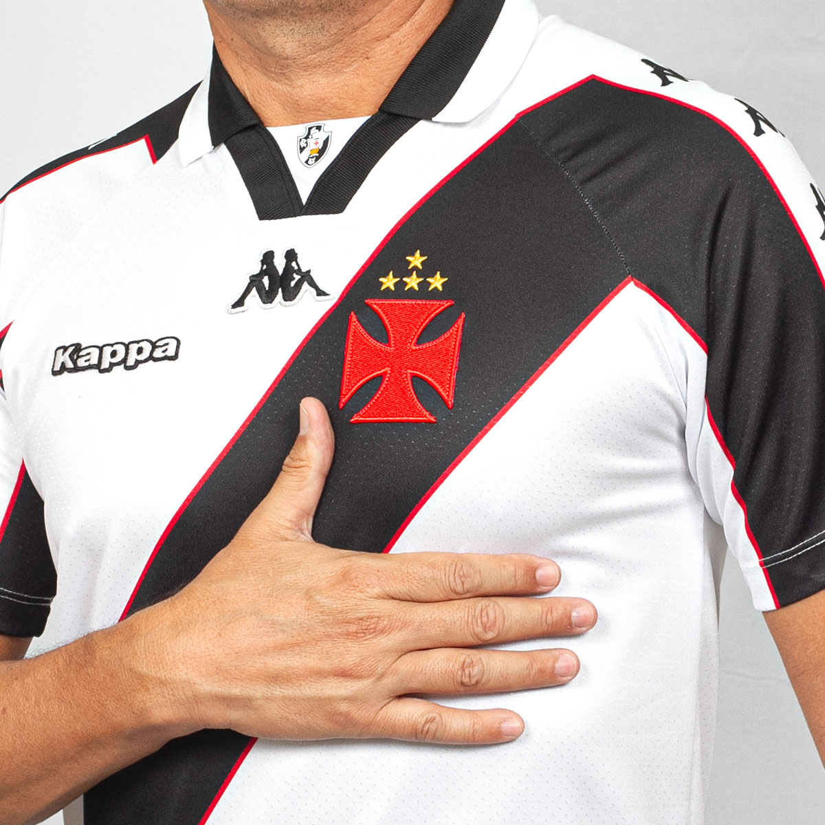 CAMISA RETRÔ VASCO DA GAMA WHITE 1997/98