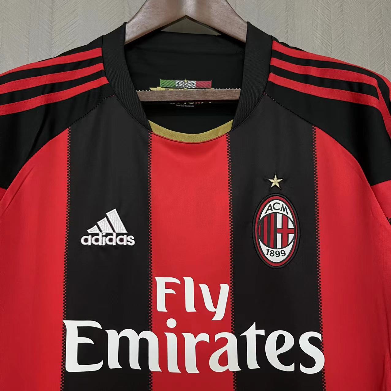 CAMISA RETRÔ MILAN HOME MANGA LONGA 10/11