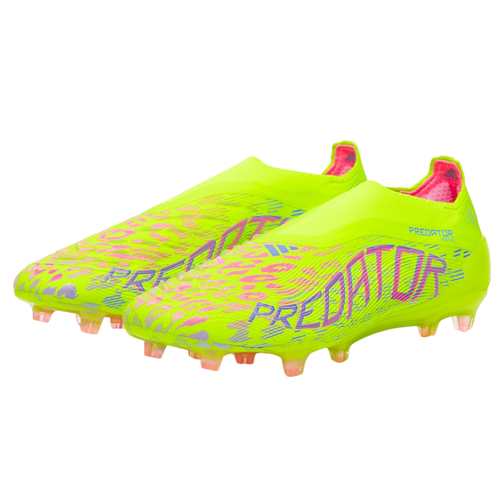 Chuteira de campo Adidas Predator 24 Laceless FG Mystic Victory