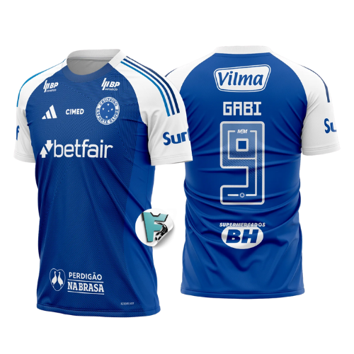CAMISA CABULOSO TITULAR I 2025/26 TORCEDOR AZUL MASCULINA