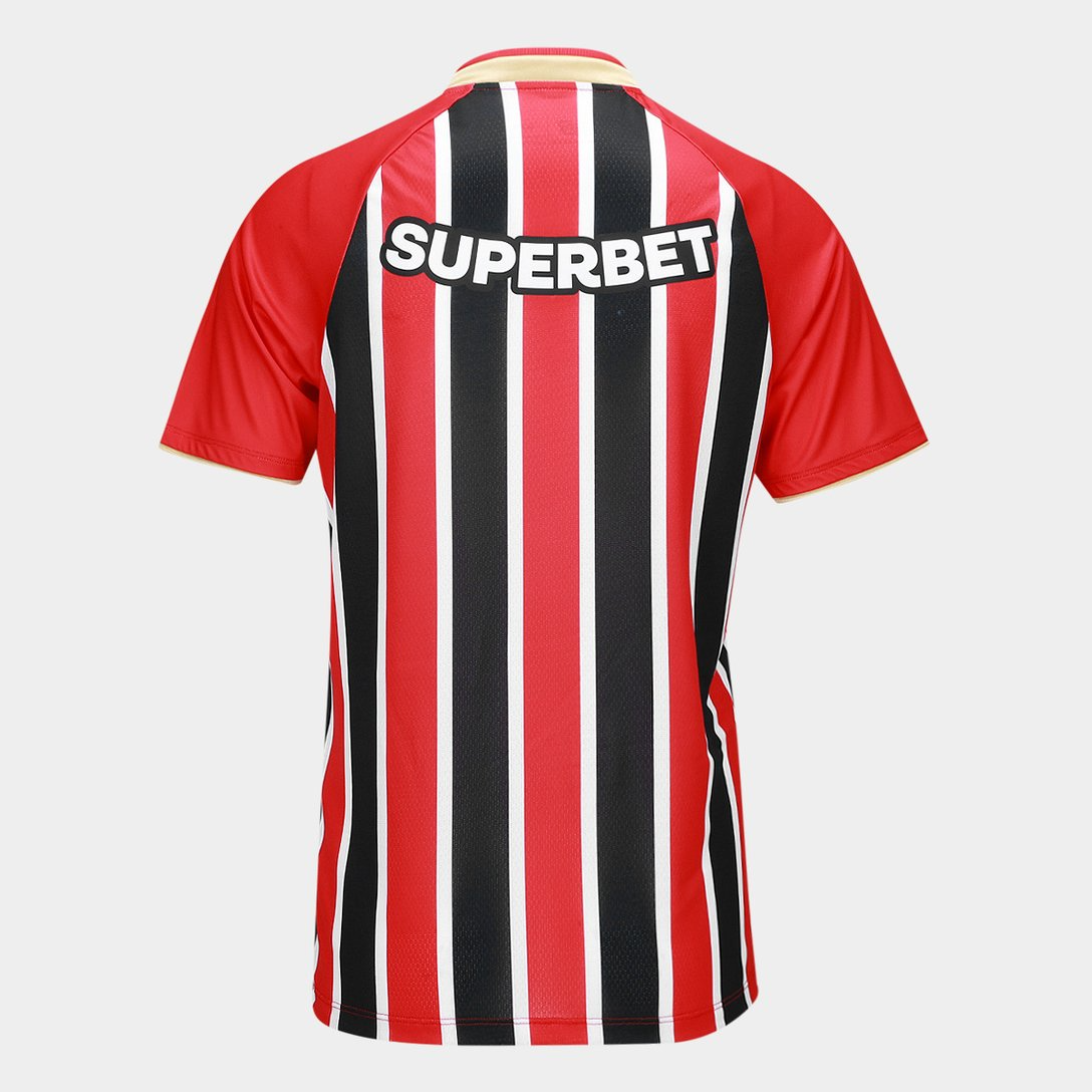 CAMISA FEMININA SÃO PAULO RESERVA I 2025/26 FEMININA TRICOLOR