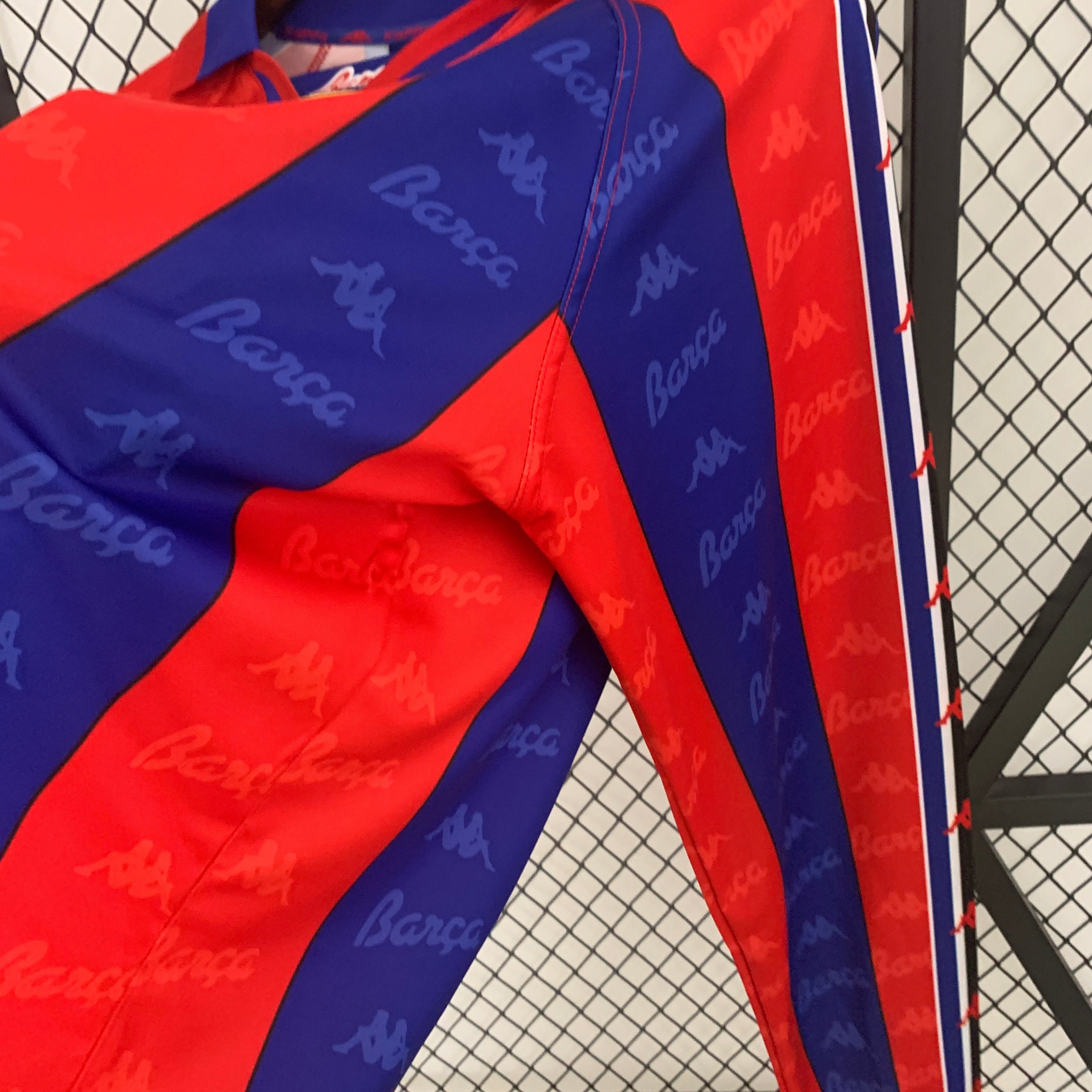 CAMISA RETRÔ BARCELONA HOME MANGA LONGA 96/97