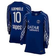 CAMISA PSG IV QUARTA 2024/25 TORCEDOR AZUL MANGA LONGA