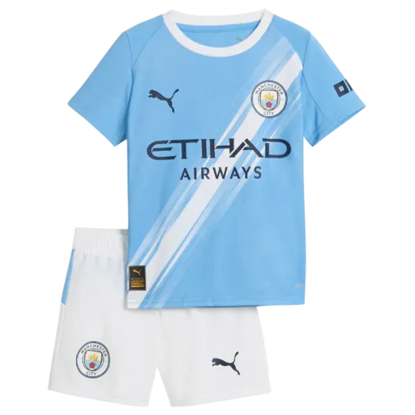 CONJUNTO INFANTIL MANCHESTER CITY I 2025/26 PRONTA ENTREGA