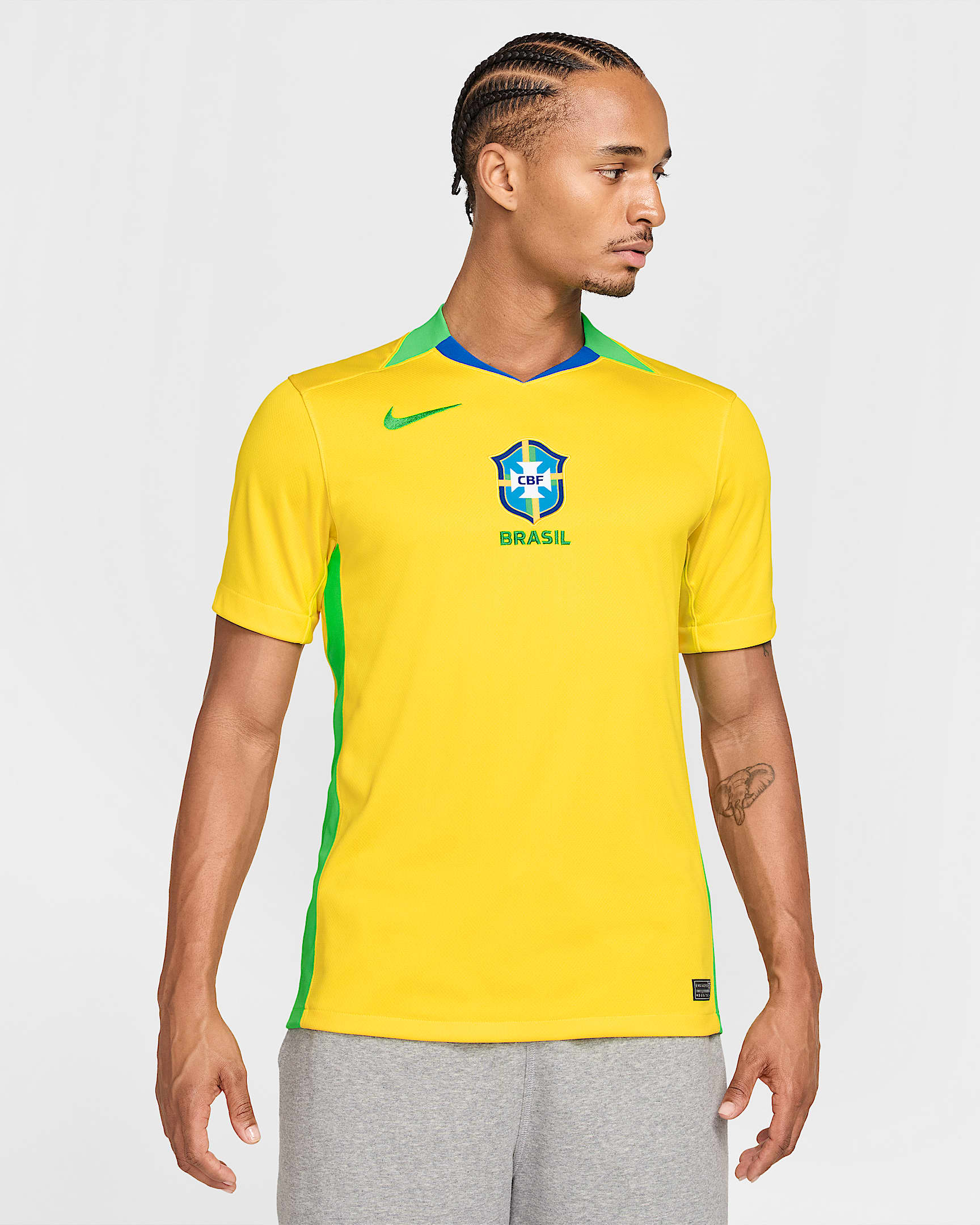 CAMISA BRASIL I TITULAR 2025 TORCEDOR MASCULINA