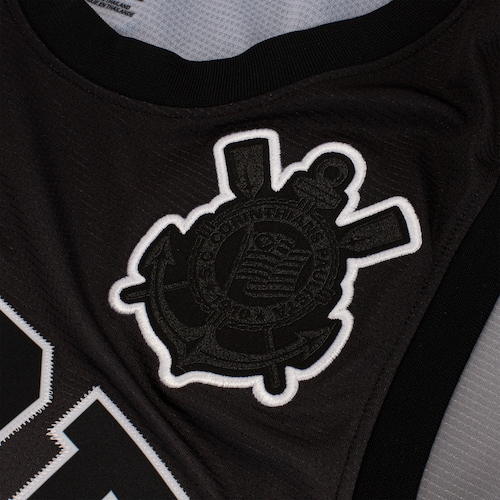 REGATA TIMAO 2025 DNA PRETA/BRANCA MASCULINA