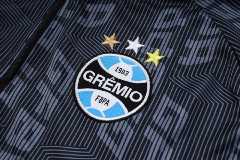 AGASALHO GRÊMIO TREINO 2023/24 CINZA/AZUL