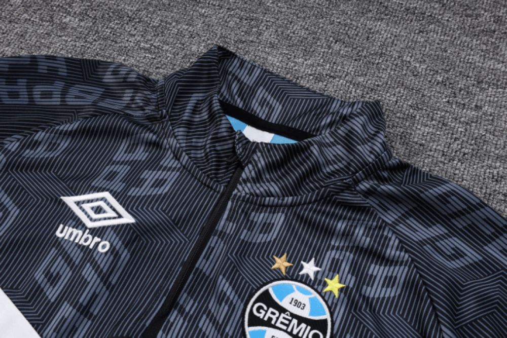 AGASALHO GRÊMIO TREINO 2023/24 CINZA/AZUL