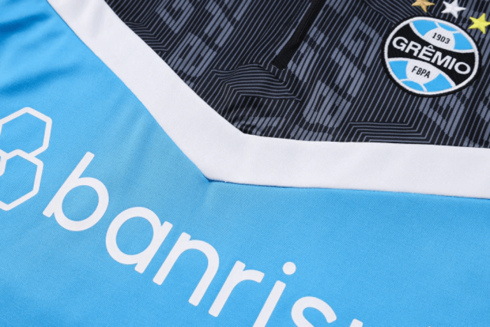 AGASALHO GRÊMIO TREINO 2023/24 CINZA/AZUL