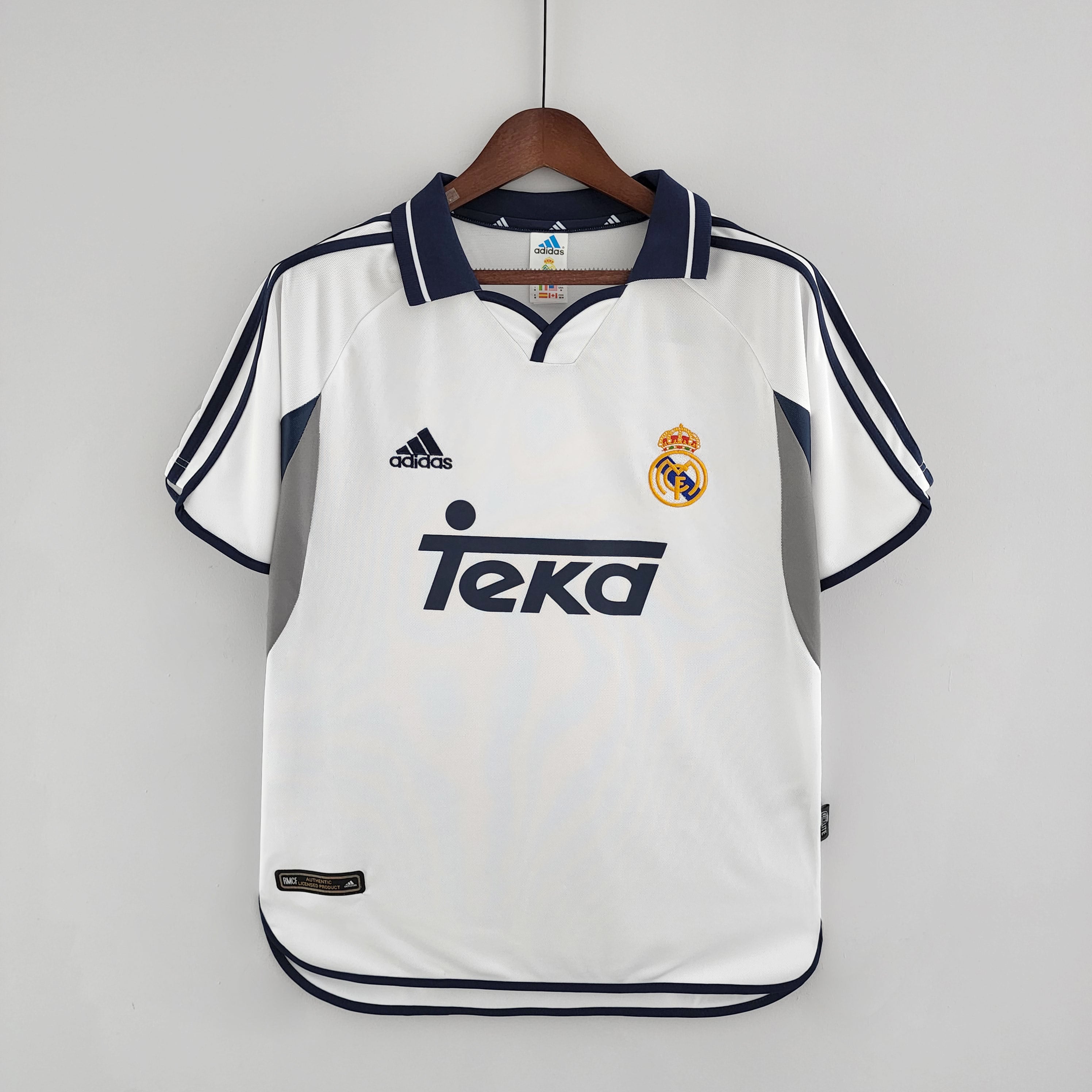 CAMISA REAL MADRID RETRÔ HOME 00/01