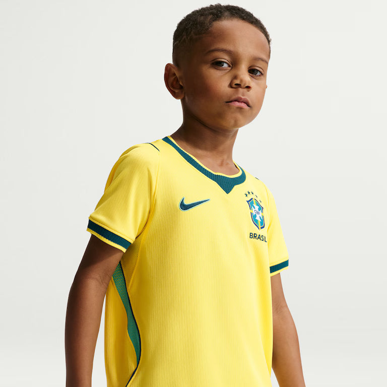 CONJUNTO INFANTIL BRASIL TITULAR COPA DO MUNDO 2026