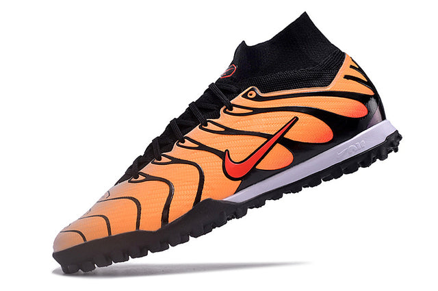 Chuteira Nike Mercurial Superfly 9 Elite Society - Laranja/Preto