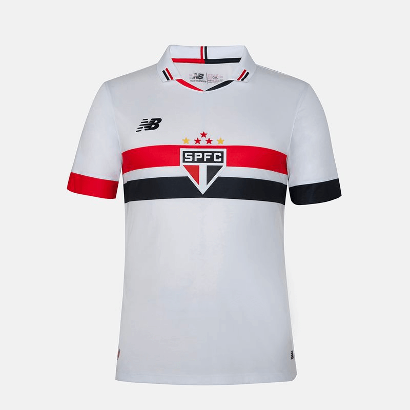 CAMISA SÃO PAULO I HOME 2024/25 VERSÃO JOGADOR BRANCA