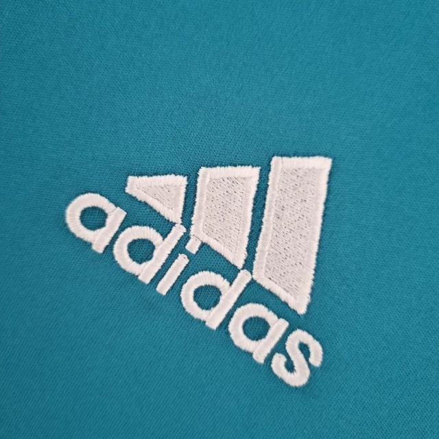 Camisa Retrô Real Madrid 2017/18 TERCEIRA AZUL