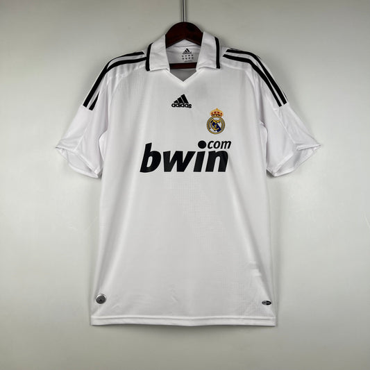 CAMISA REAL MADRID RETRÔ HOME 08/09