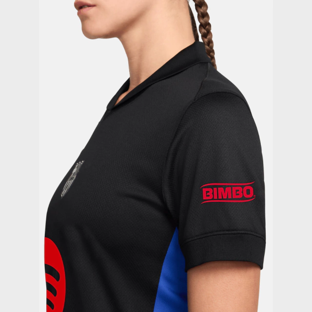 CAMISA FEMININA BARCELONA II 2024/25 PRETA