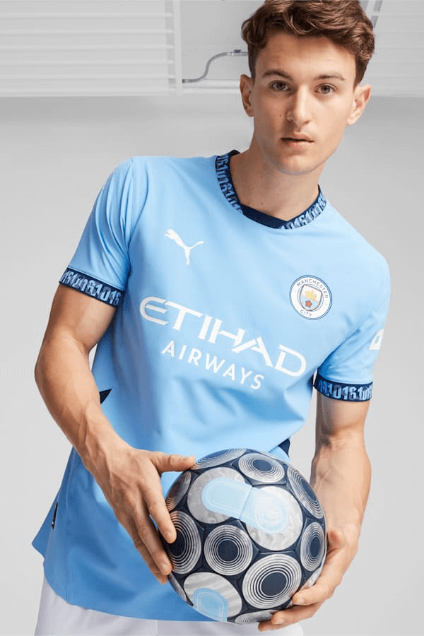 CAMISA MANCHESTER CITY I 2024/25  AUTHENTIC VERSÃO JOGADOR