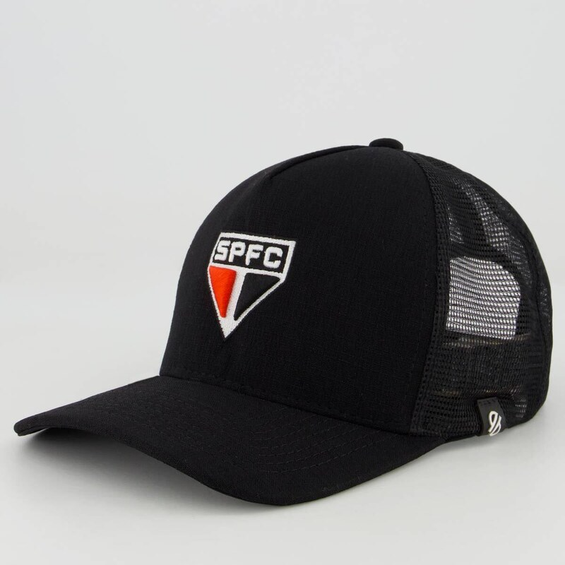 BONÉ SÃO PAULO PRETO