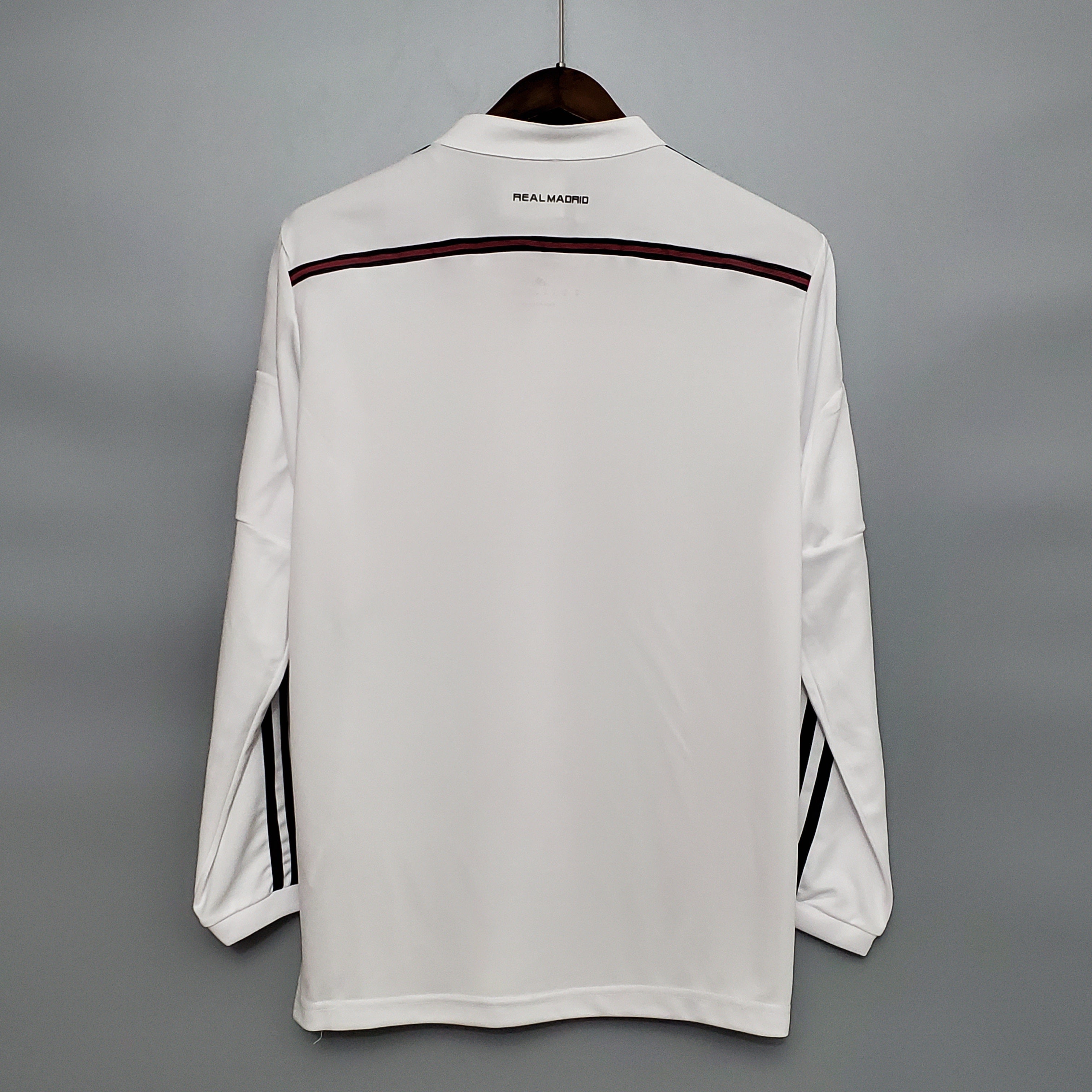 CAMISA REAL MADRID MANGA LONGA RETRÔ HOME 14/15