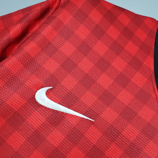 CAMISA RETRÔ MANCHESTER UNITED HOME 12/13