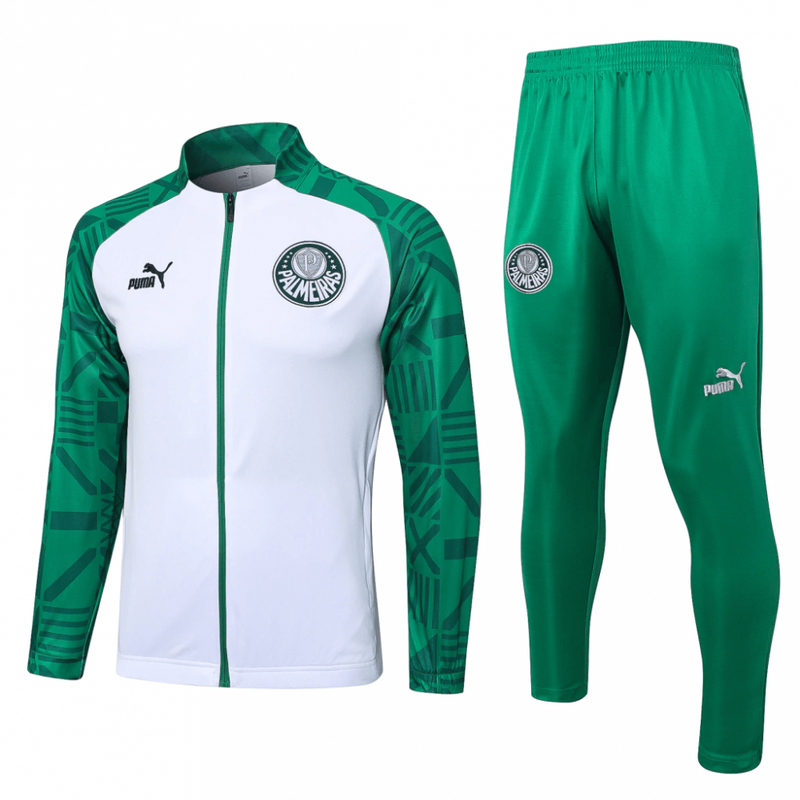 AGASALHO PALMEIRAS TREINO 2023/24 BRANCO/VERDE